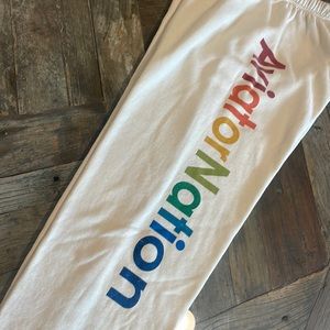 Aviator Nation Women’s Medium Cream Sweatpants